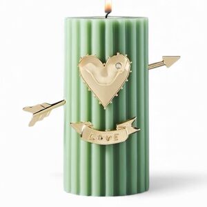 ANTHROPOLOGIE Gold “LOVE” Candle Charms